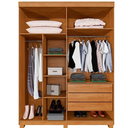 Ver imagem 3 de Guarda Roupa Mônaco 2 Portas Cinamomo - Benetil