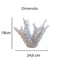 Ver imagem 4 de Estatueta Coral Belize 18 cm - Decoração Para Sala E Quarto - Toque 3D:Branco