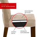 Ver mais imagens de Conjunto Sala de Jantar Madesa Rafaela Mesa Tampo de Vidro com 6 Cadeiras Rustic/Preto/Imperial Cor: