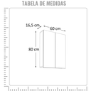 Ver imagem 4 de Espelheira de Banheiro Nature 60cm Estilare ESP4007 Carvalho