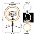 Ver imagem 2 de Ring Light 8¨pol- 20cm com Mini Tripé