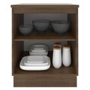 Ver imagem 4 de Balcão Madesa Stella 60 cm 1 Porta Rustic/Branco