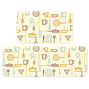 Ver imagem 1 de Jogo de Tapetes de Cozinha Louça Minimalista Capa de Almofada