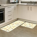 Ver imagem 2 de Jogo de Tapetes de Cozinha Louça Minimalista Capa de Almofada