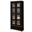 Ver imagem 2 de Cristaleira Antiga Para Sala De Jantar Madeira Maciça 2 Portas Preto Shop JM