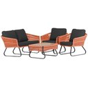 Ver imagem 1 de Conjunto Poltronas, Namoradeira e Mesa Milão Trama Original