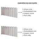 Ver imagem 6 de Cabeceira Painel Cama Queen Box Nuvem Suede Sandy 160 cm:Cinza Claro