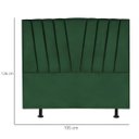 Ver imagem 3 de Cabeceira King Cama Box Estofada 195 Cm Emma Suede:verde