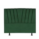 Ver imagem 2 de Cabeceira King Cama Box Estofada 195 Cm Emma Suede:verde