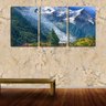 Quadro Decorativo 30x66 montanha nevada arte desenho - 2
