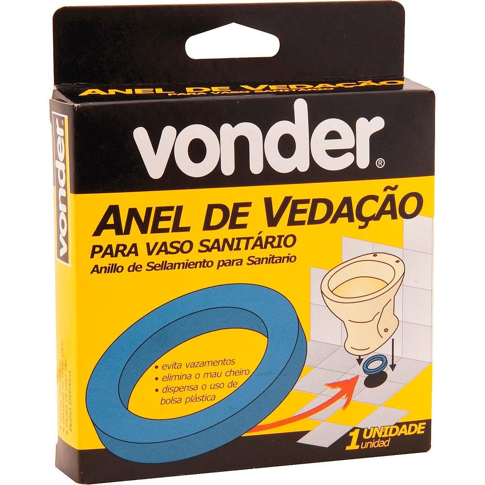 Anel de vedação para vaso sanitário sem guia - Vonder - 4
