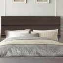 Ver imagem 1 de Painel Cabeceira Estofada Argentina 140cm Cama Box Casal Suede Marrom- Mabe Magazine