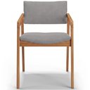 Ver mais imagens de Kit 02 Cadeiras para Sala de Jantar Estar Living Giorgia L02 Suede Cinza - Lyam Decor