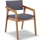 Ver imagem 3 de Kit 02 Cadeiras para Sala de Jantar Estar Living Giorgia B04 Suede Cinza - Lyam Decor