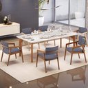 Ver imagem 2 de Kit 02 Cadeiras para Sala de Jantar Estar Living Giorgia B04 Suede Cinza - Lyam Decor