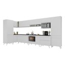 Ver imagem 2 de Armário de Cozinha Modulada Completa Canto 409cm com Balcão para Cooktop Veneza Multimóveis