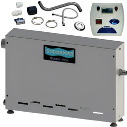 Sauna Vapor Inox 4kw + Comando Digital + Kit Instalação Sodramar-220v - 3