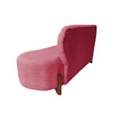Ver imagem 4 de Sofá 3 Lugares Orgânico Curvo Tókio 180cm Suede Rosa
