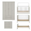 Ver imagem 7 de Quarto de Bebê Completo com Berço Americano 3 em 1 p/Colchão 130x70cm Encanto Multimóveis MP4581