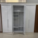 Ver imagem 4 de Guarda Roupa Casal Luca 6 Portas 6 Gavetas Bom Pastor Branco