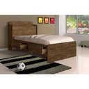 Ver imagem 1 de CAMA TAMIRES BAU CASTANHO WOOD
