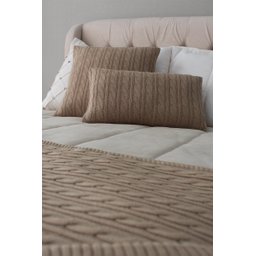 Peseira Tricô Cordas Forrada Pelo Sherpa Telha - 5