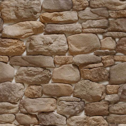 Papel de Parede Decorativo Pedras de Tamanhos Variados 2,50m