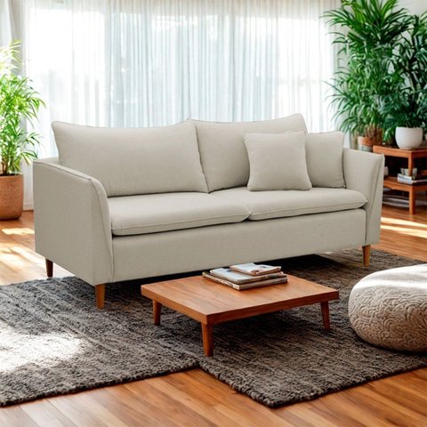 Sofá 2 Lugares Namoradeira 144cm Veludo Kassia