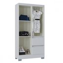 Ver imagem 2 de Guarda Roupa Solteiro 4 Portas 2 Gavetas Nápoles Poquema