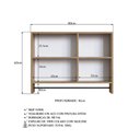 Ver imagem 6 de Espelheira de Banheiro com 1 Porta 2 Nichos Toalheiro 80cm Multimóveis Crpro-EPL006 Mel