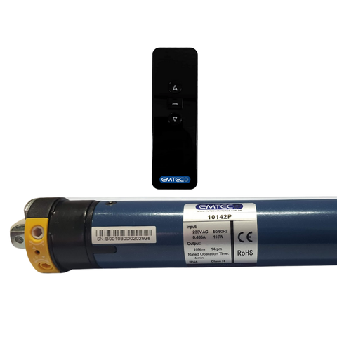 Motor Tubular C/ Controle Remoto P/ Persiana/toldo 10n 23kg 220v - Emteco