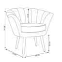 Ver imagem 4 de Kit 2 Poltronas Decorativa para Sala de Estar Charm Suede Rosa - Montanaris Decor MD MONTANARIS DECO