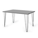 Ver imagem 2 de Conjunto Mesa de Jantar Hairpin 130x80 Volpi com 6 Cadeiras Eiffel Leda - Branco