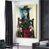 Quadro Decorativo Pablo Picasso Dora Maar Ao Gato:120x80 cm/BORDA INFINITA - 6