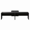 Ver mais imagens de Mesa L Escritório 2 Lugares 3,00m X 1,50m Pés Painel F5 Cor:preto