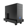 Suporte para Gabinete de Computador/cpu com Rodas – Mobilidade e Segurança em Mdf - Preto - 1