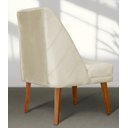 Ver imagem 3 de Kit 6 Cadeiras de Jantar Paris Suede Bege Suede Bege