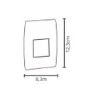 Ver imagem 3 de Balizador LED Cine Embutir Luz Branco Quente 3000K Taschibra