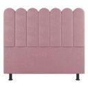 Ver imagem 6 de Cabeceira Cama Box Casal Lana 140cm Suede Rosê - Desk Design