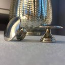 Ver imagem 3 de Kit 10 Puxadores 200 Tucson Ponto Níquel Escovado para Móveis Armários e Gavetas