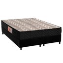 Ver imagem 1 de Conjunto Box Queen: Colchão Espuma Paropas D28 Pasquale Black + Base Crc Suede Black (158x198)