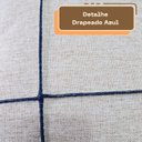 Ver imagem 6 de Kit 4 Capas Almofadas Linho Luxo Azul 45x45