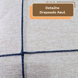 Kit 4 Capas Almofadas Luxo Azul 45x45 - 6