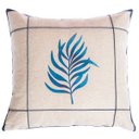 Ver imagem 4 de Kit 4 Capas Almofadas Linho Luxo Azul 45x45