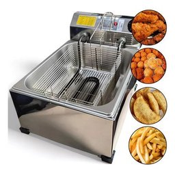 Fritadeira Elétrica Óleo 7lt + Escorredor + Coador - Inmetro:60hz/inox/110v - 3