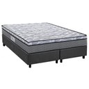 Ver imagem 1 de Conjunto Box Queen: Colchão Espuma Herval D60 - Ag65 Perpetual + Base Crc Suede Gray (158x198)