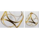 Ver imagem 5 de Luminária Pendente Emblem Dourado 52W 3000K Bivolt