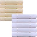 Ver imagem 1 de Jogo de Toalha de Visita 10 Peças para Bordar Ponto Cruz 30cmx45cm - Bella - Dohler - Emcompre