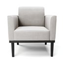 Ver imagem 6 de Kit 2 Poltronas Decorativas Isabella Pés Fixo em Madeira Preto Veludo Cinza G19 - Gran Belo