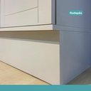 Ver imagem 6 de Cozinha Completa com Balcão Milla Alice Urban 15 Portas 3 Gavetas MDF Branco Móveis Carraro